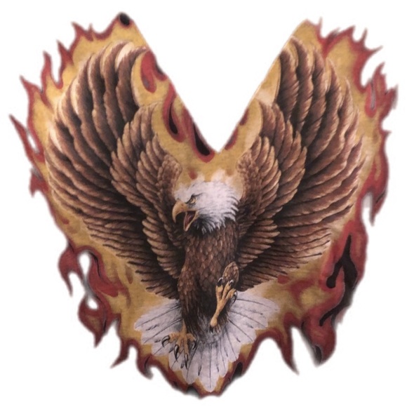 Truly Madly Deeply Eagle/Panther Neck Graphic Tee - Picture 7 of 12